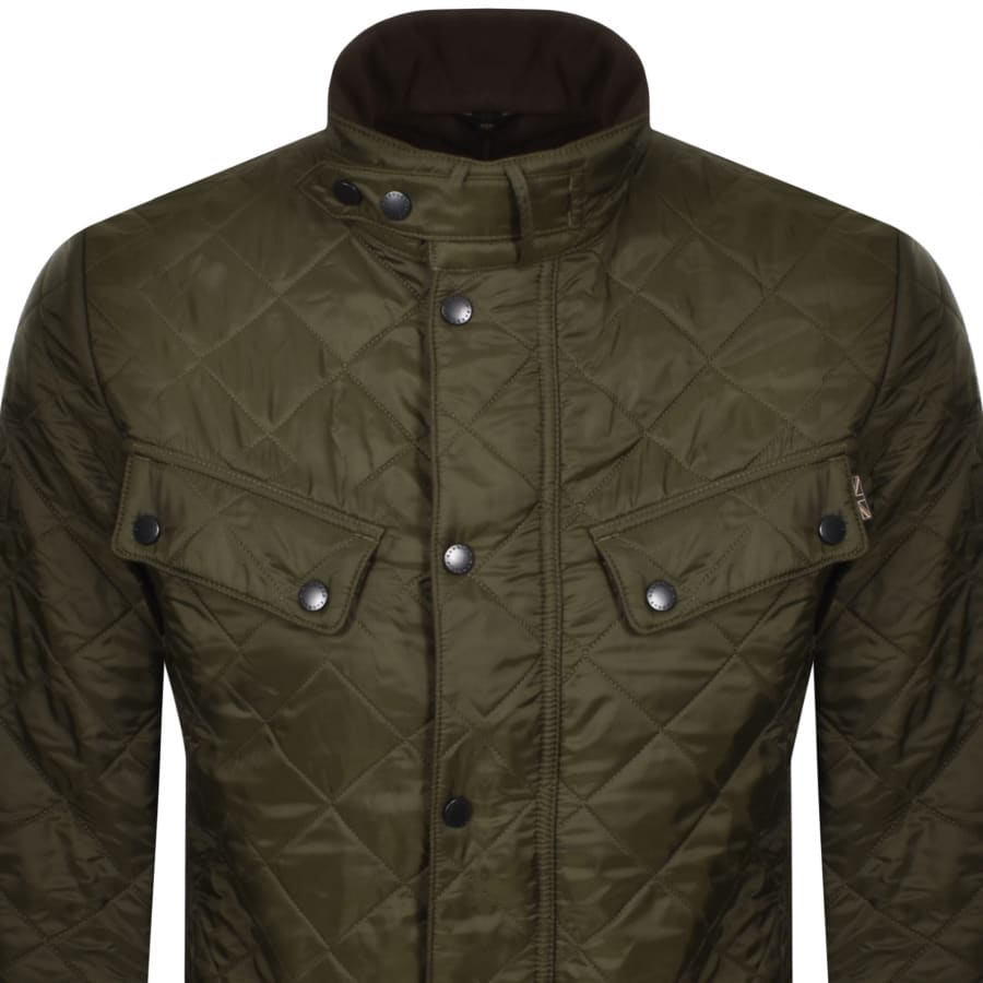 Alternative Image for ProductBarbour International Ariel Quilted Jacket Green2